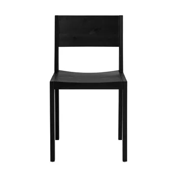016 Maasto Dining Chair stol - Sortbejdset fyrretræ - Vaarnii