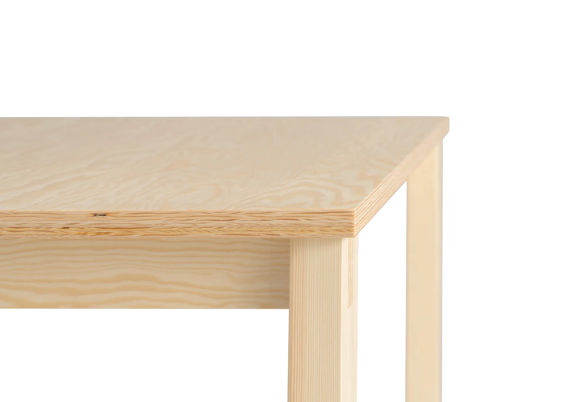 016 Maasto Table bord, Mat olievokset fyrretræ, 120x120x75 cm Vaarnii