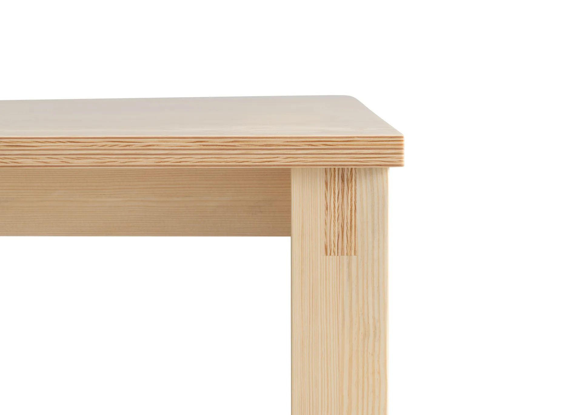 016 Maasto Table bord, Mat olievokset fyrretræ, 200x90x75 cm Vaarnii