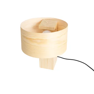 018 Hoop Table Lamp bordlampe - Mat olievokset fyrretræ, 34 cm - Vaarnii