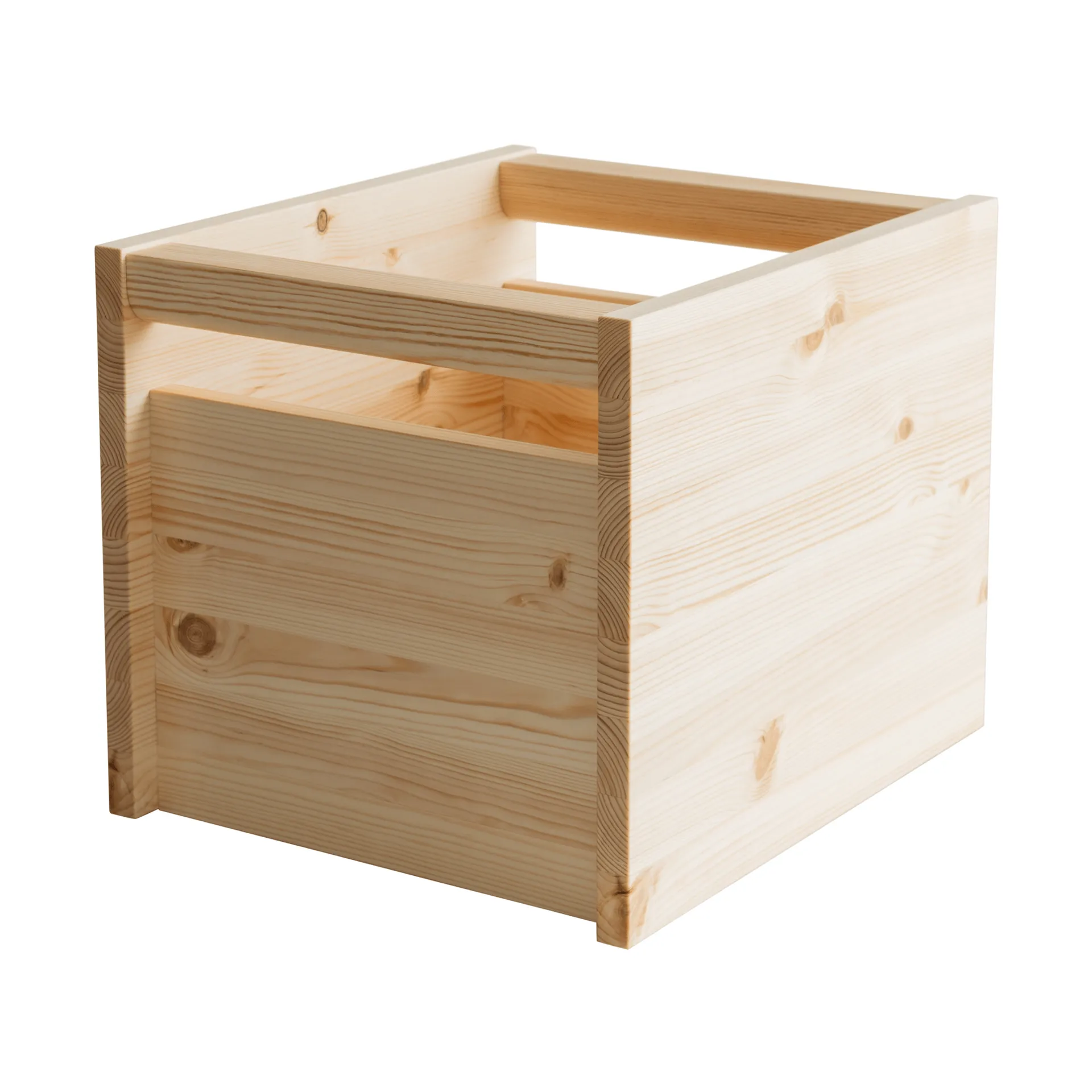 020 Koppa Crate opbevaringskasse, Olievokset fyr, large 38x43x36 cm Vaarnii