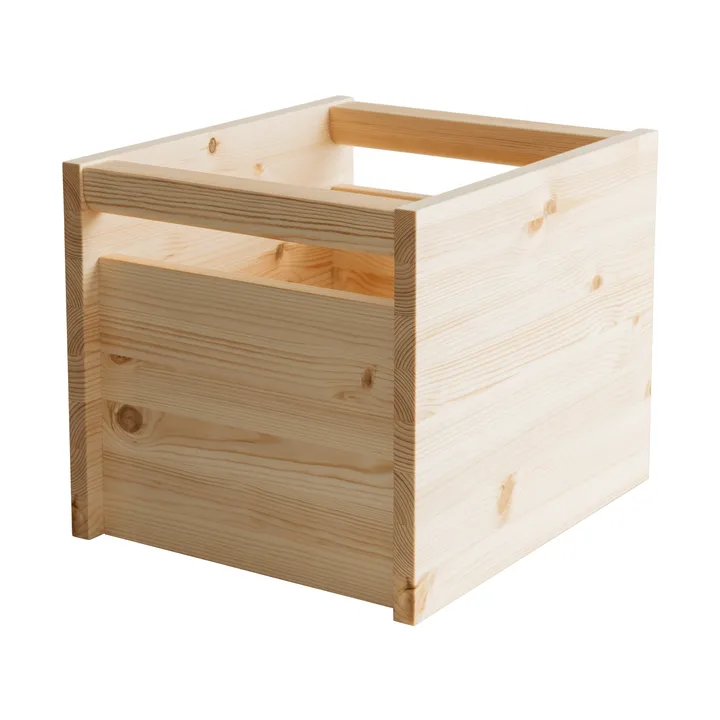 020 Koppa Crate opbevaringskasse - Olievokset fyr, large 38x43x36 cm - Vaarnii