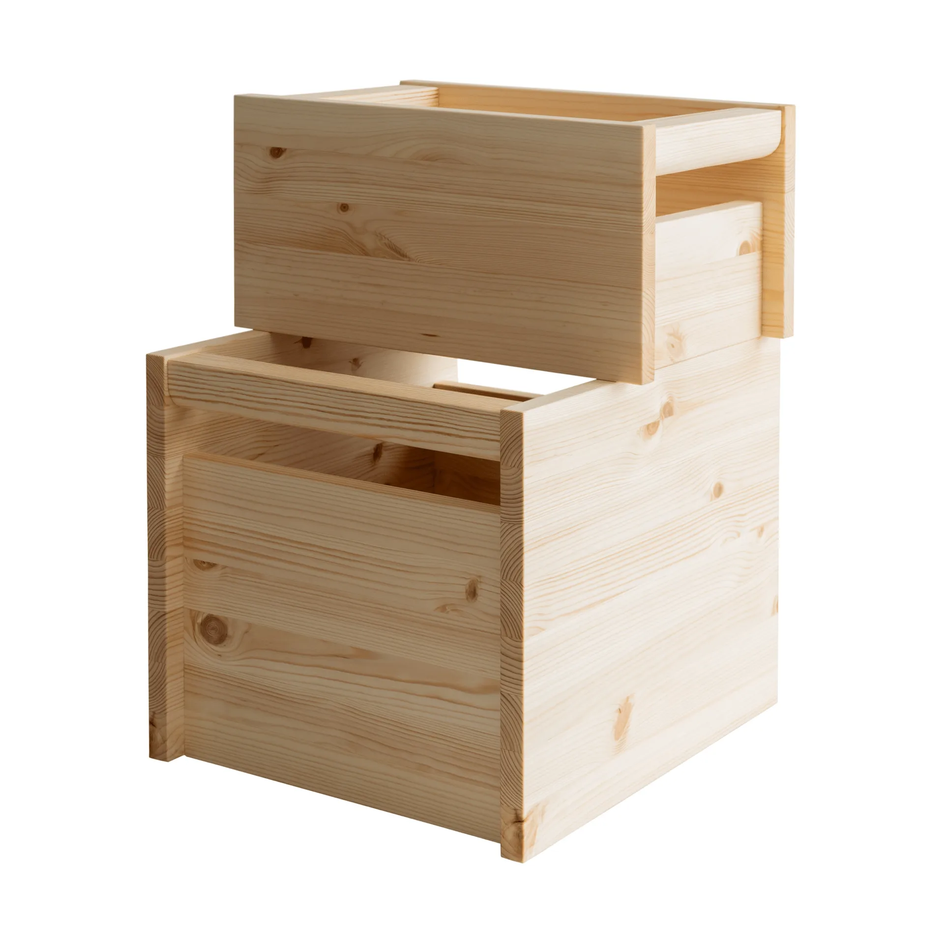 020 Koppa Crate opbevaringskasse, Olievokset fyr, large 38x43x36 cm Vaarnii