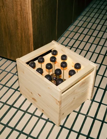 020 Koppa Crate opbevaringskasse - Olievokset fyr, large 38x43x36 cm - Vaarnii