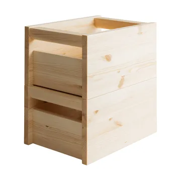 020 Koppa Crate opbevaringskasse - Olievokset fyr, small 29x43x22 cm - Vaarnii