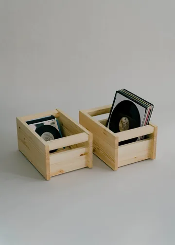 020 Koppa Crate opbevaringskasse - Olievokset fyr, small 29x43x22 cm - Vaarnii