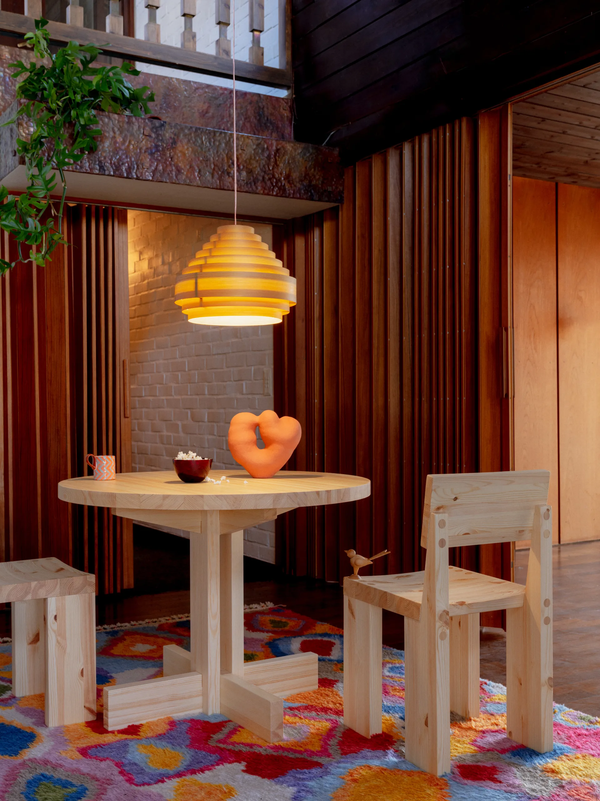 1001 Hans Pendant pendel, Mat olievokset fyrretræ, Ø38 cm Vaarnii