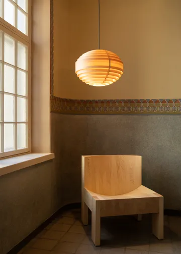 1002 Hans Pendant pendel - Mat olievokset fyrretræ, Ø46 cm - Vaarnii