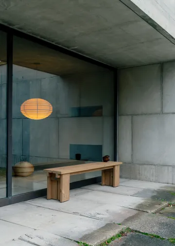 1002 Hans Pendant pendel - Mat olievokset fyrretræ, Ø46 cm - Vaarnii