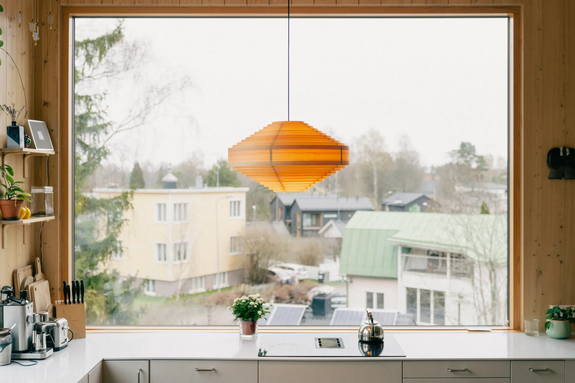 1003 Hans Pendant pendel, Mat olievokset fyrretræ, Ø60 cm Vaarnii