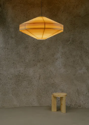 1003 Hans Pendant pendel - Mat olievokset fyrretræ, XL Ø90 cm - Vaarnii