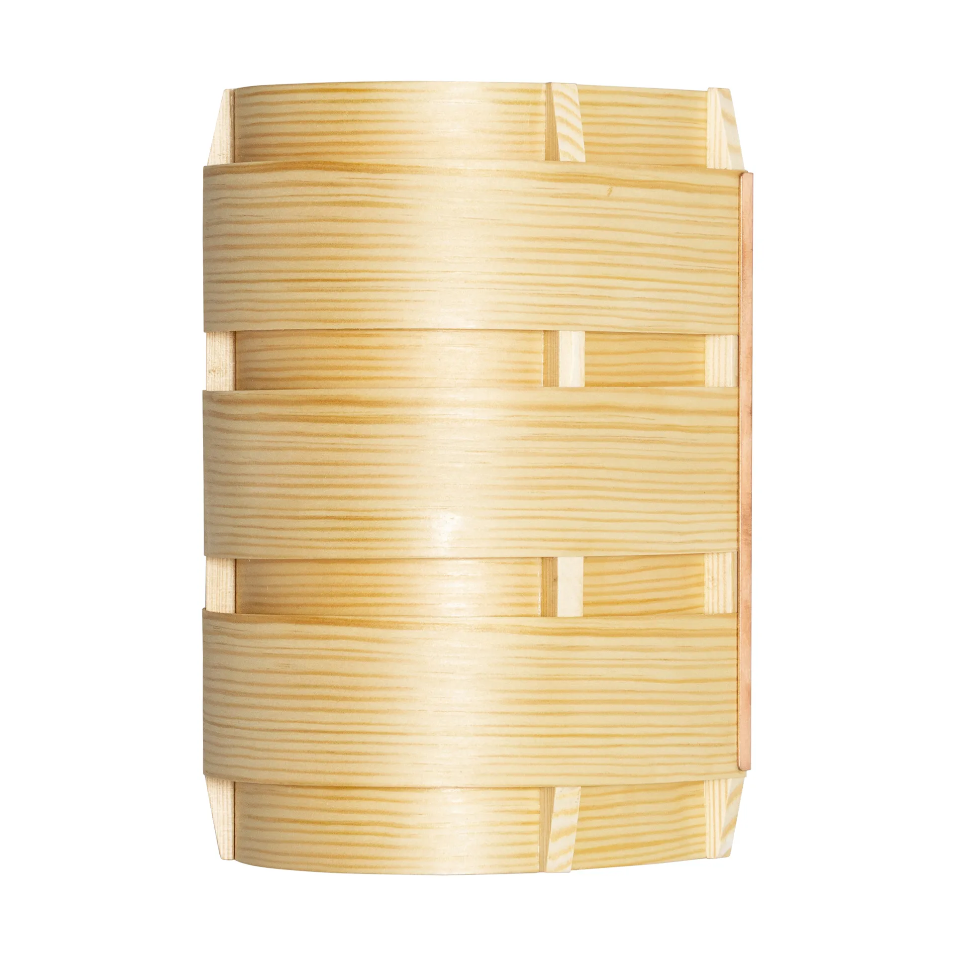 1004 Hans Wall Light, Mat olievokset fyrretræ, 16x24 cm Vaarnii