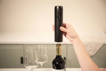 Vacuvin elektrisk vinåbner - Sort - Vacuvin