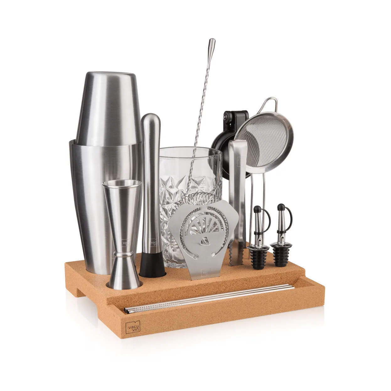 Vacuvin Master Bar In a Box cocktailssæt, Rustfrit stål, 16 dele Vacuvin
