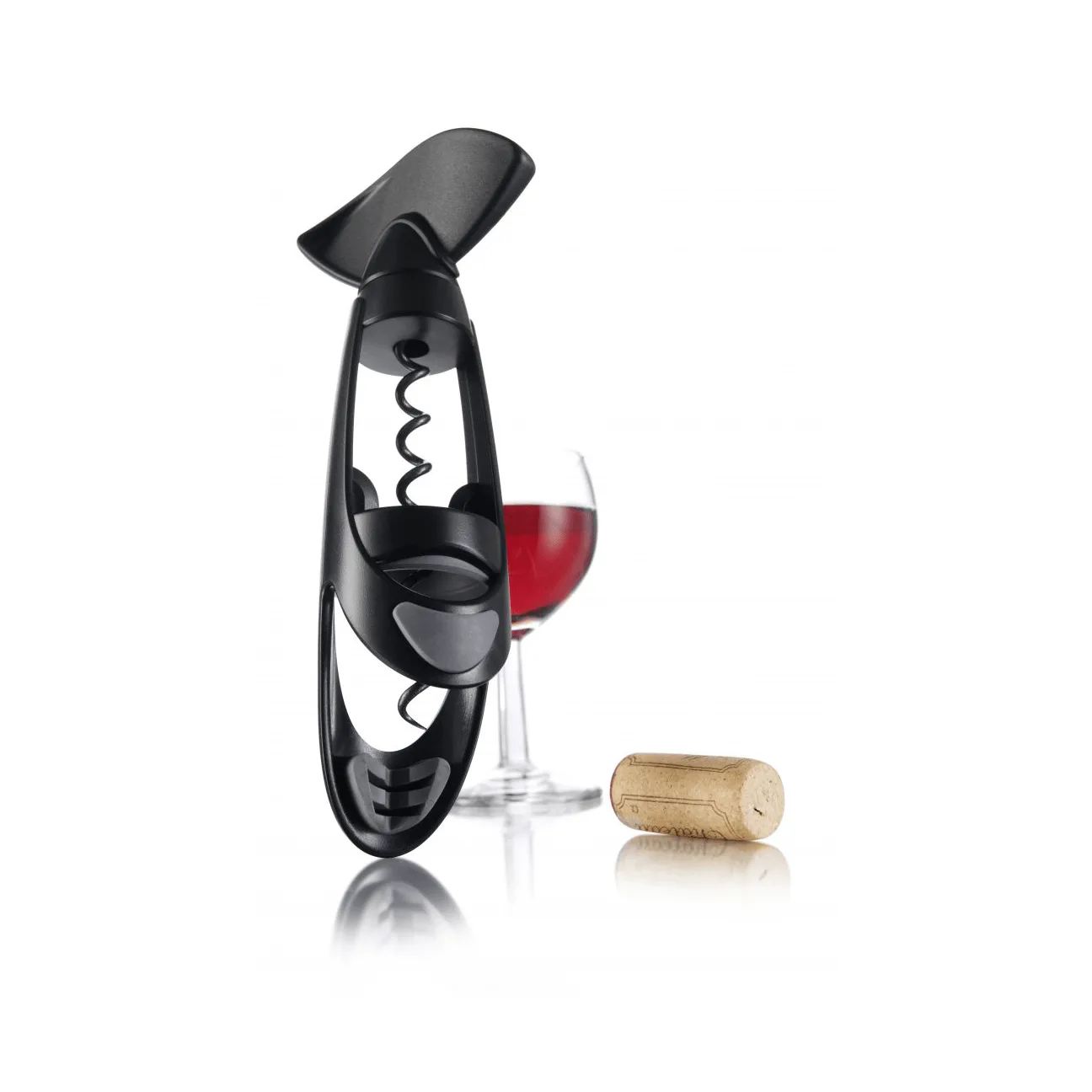 Vacuvin Twister vridkorkskruer, Sort Vacuvin