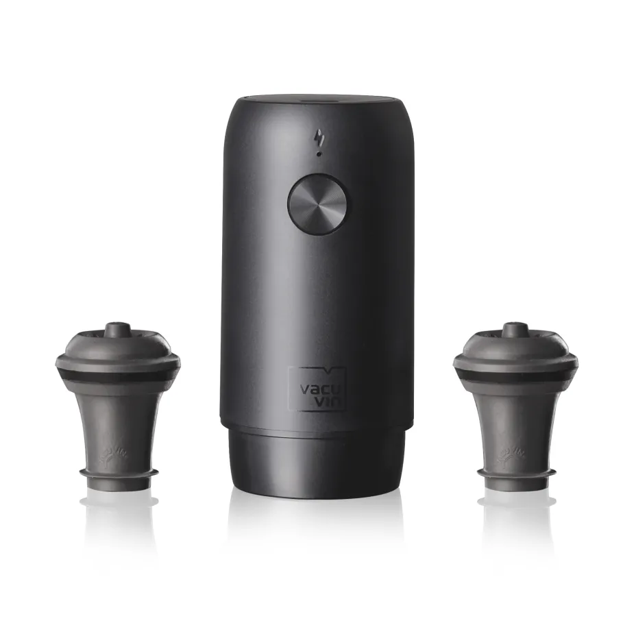 Vacuvin Wine Saver elektrisk vakuumpumpe, Sort Vacuvin