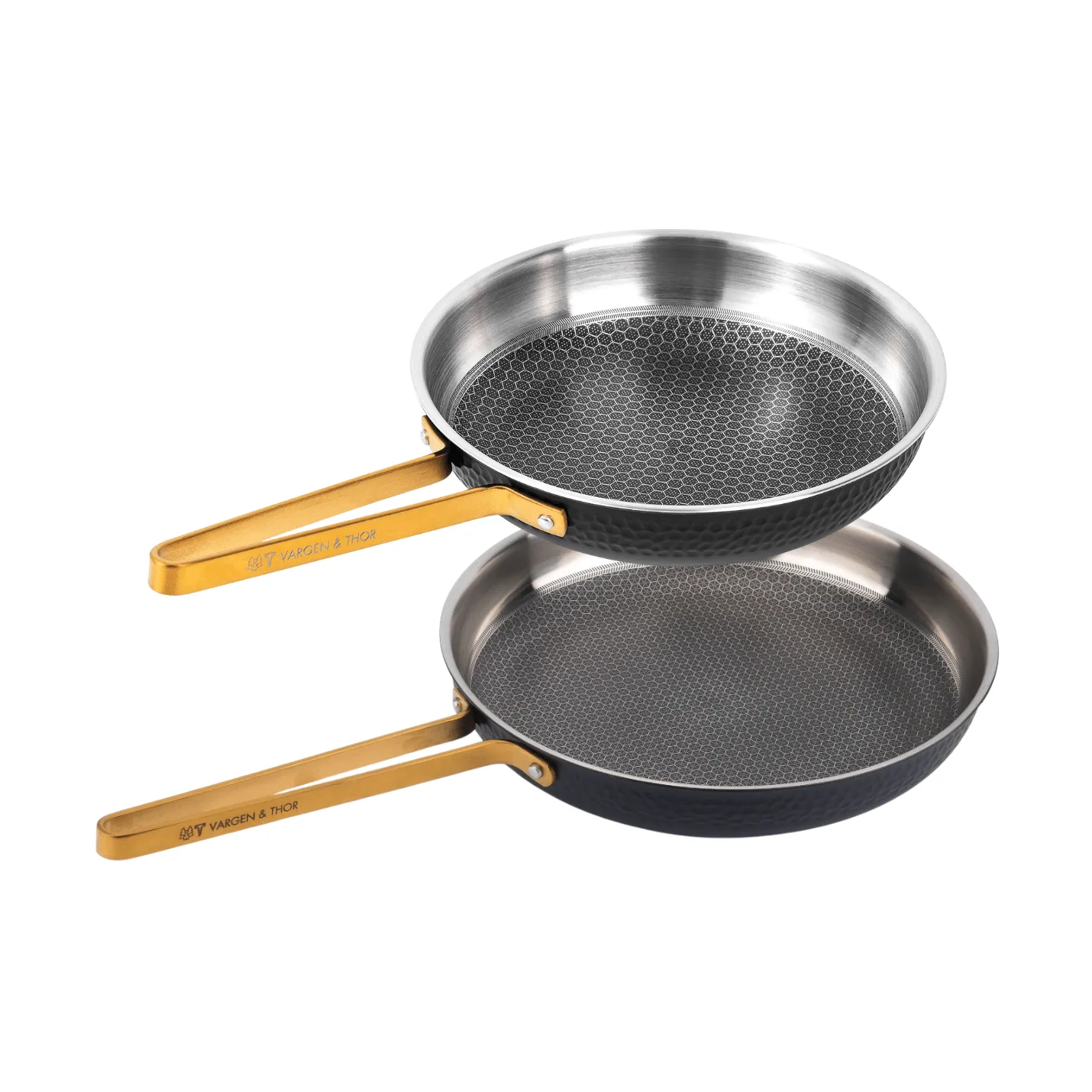 Vargen & Thor Arvet duo stegepande Rustfrit stål, 2 dele