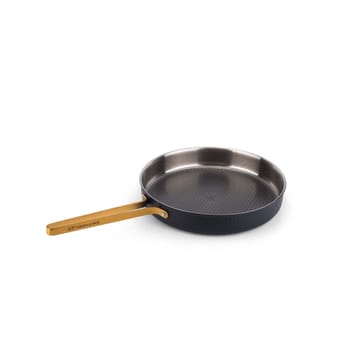 Arvet hamret sort sauterpande med låg - Model X2, Ø28 cm - Vargen & Thor