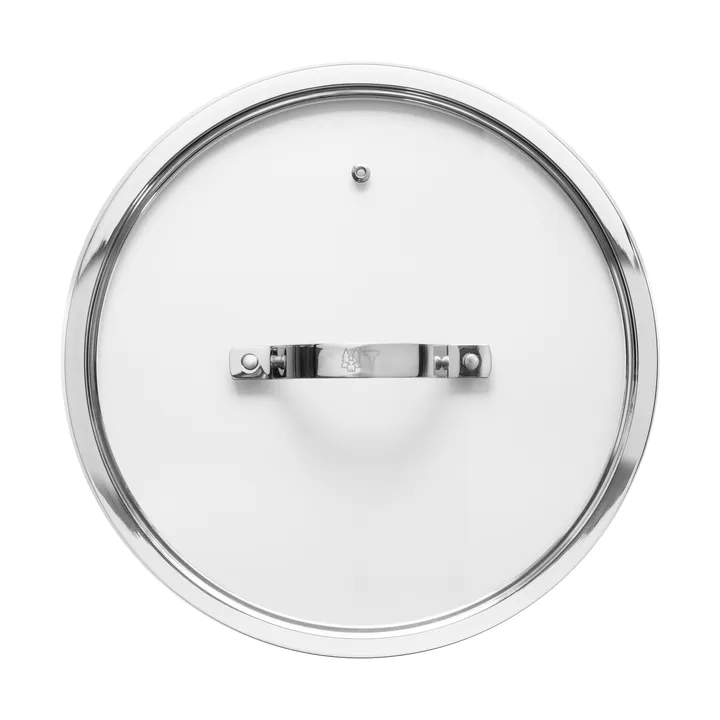 Bas glaslåg - Sølv, Ø28 cm - Vargen & Thor