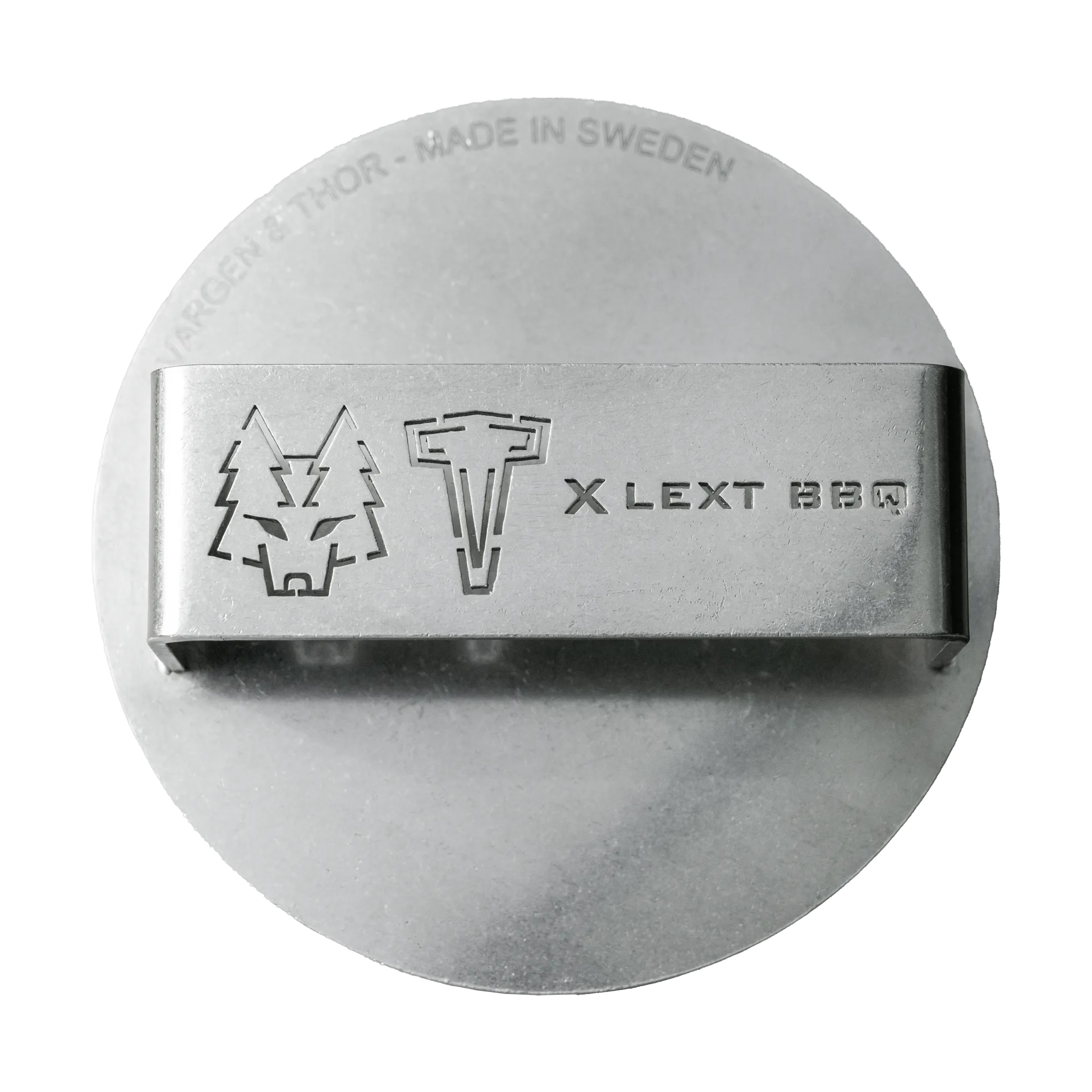 GLÖD burgerpresser Ø14 cm, Poleret stål Vargen & Thor