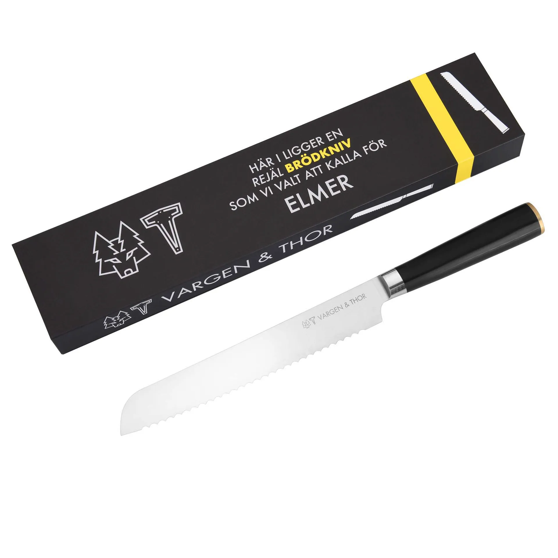 Vargavinter brødkniv 21 cm, Elmer Vargen & Thor