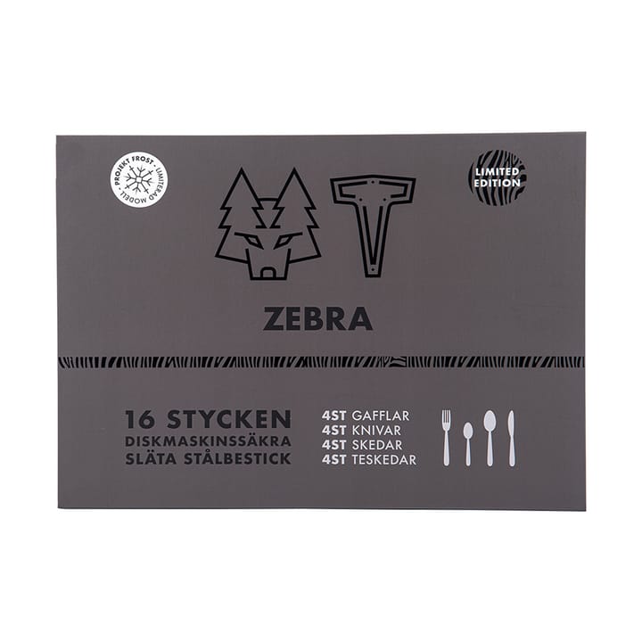 Zebra bestiksæt - 16 dele - Vargen & Thor