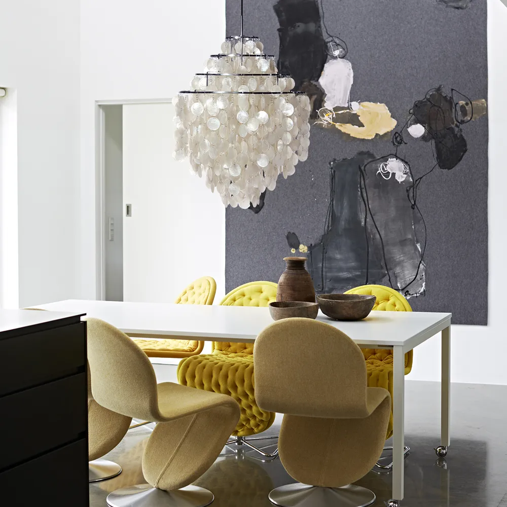 Fun 0 DM pendel, Perlemor, krom Verpan