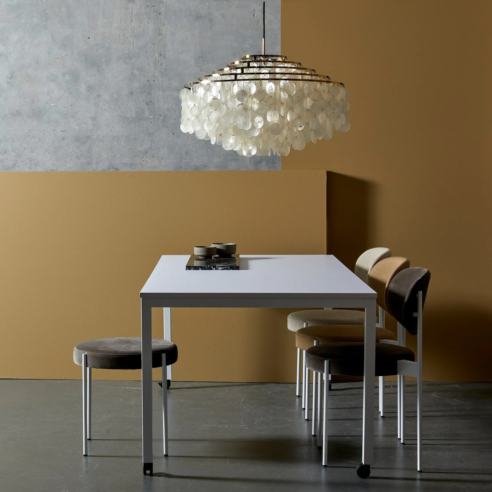 FUN 11DM loftslampe, Messing Verpan