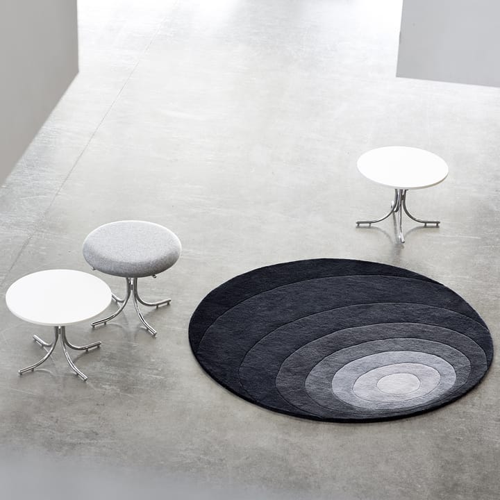 Luna tæppe Ø120 cm, Grey Verpan