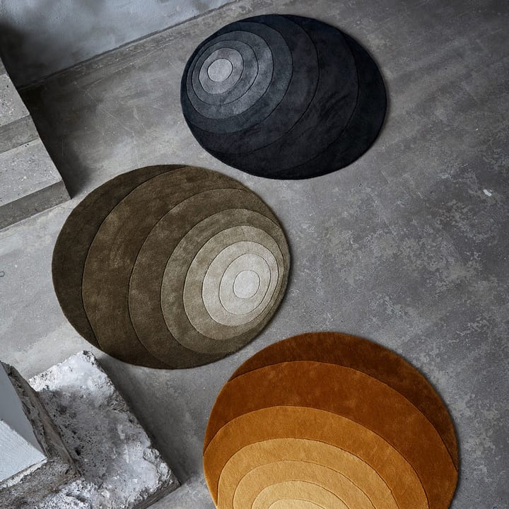 Luna tæppe Ø120 cm, Grey Verpan