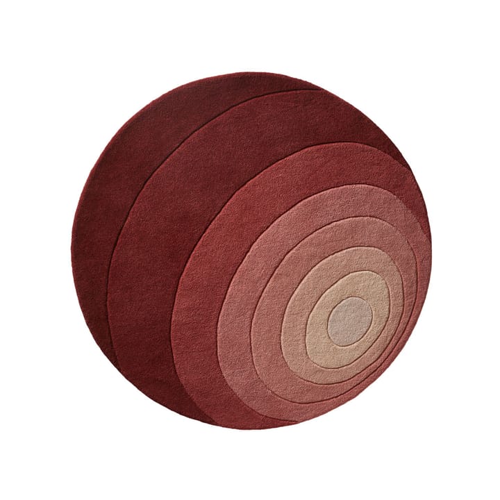 Luna tæppe rundt - rose, 120 cm - Verpan