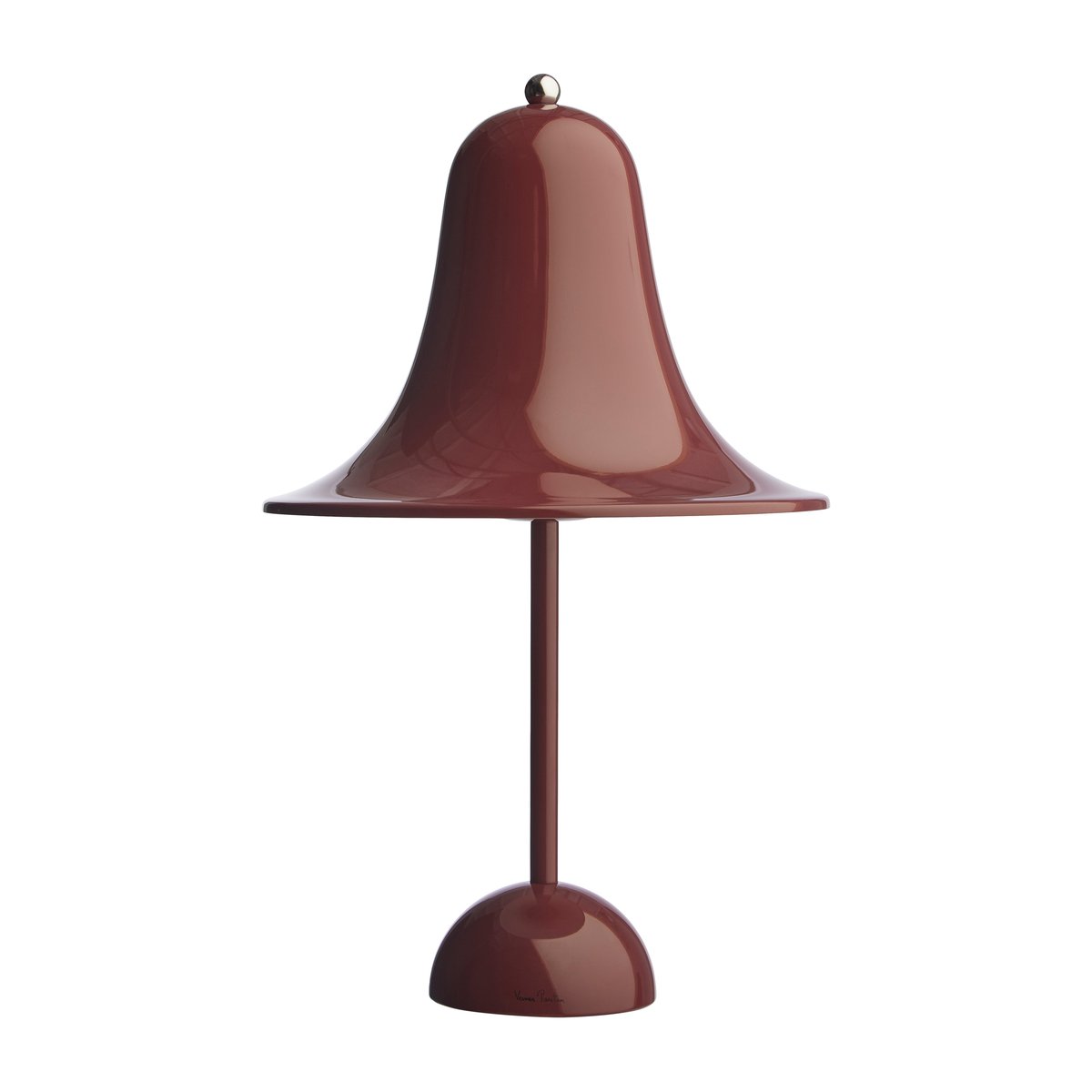 Verpan Pantop bordlampe Ø23 cm Burgundy