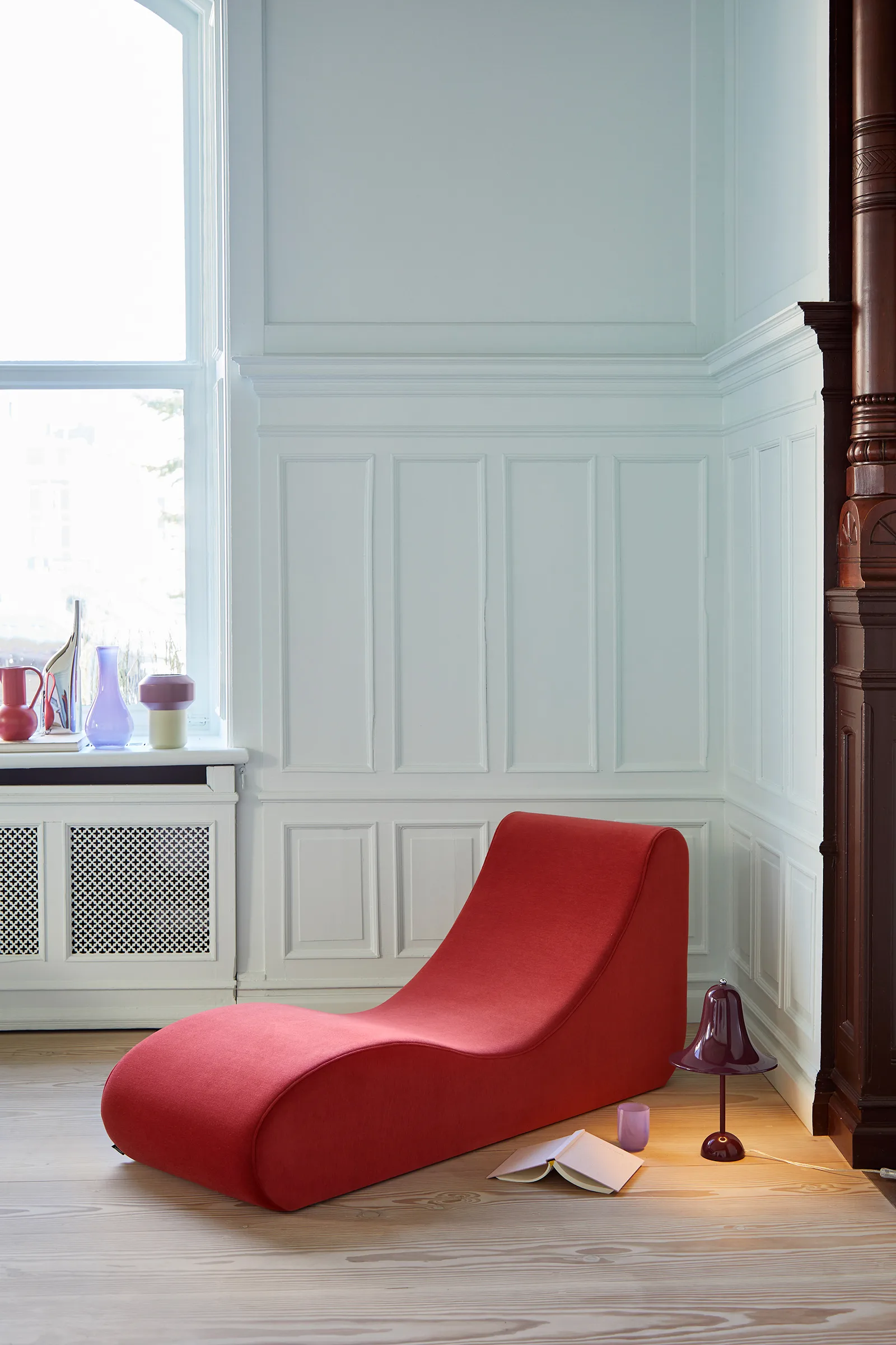 Pantop bordlampe Ø23 cm, Burgundy Verpan