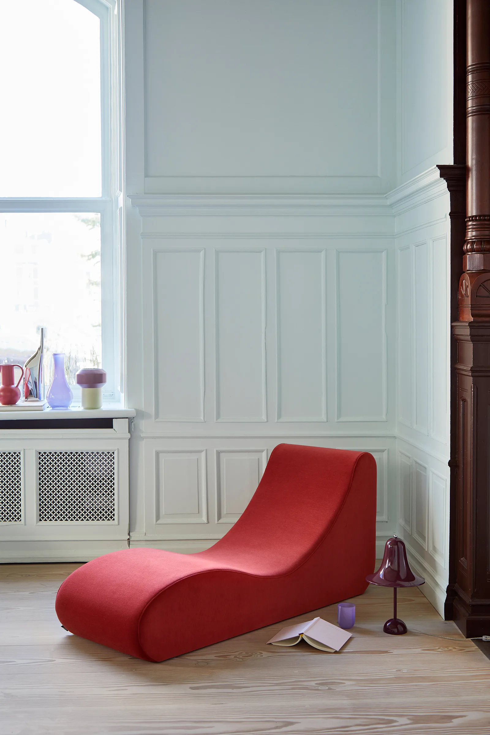 Pantop bordlampe Ø23 cm, Burgundy Verpan