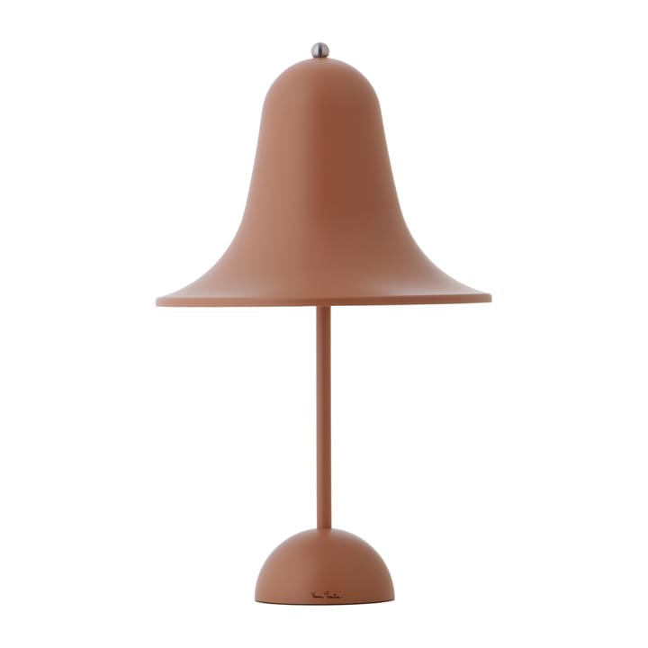 Pantop bærbar bordlampe Ø18 cm - Mat terracotta - Verpan