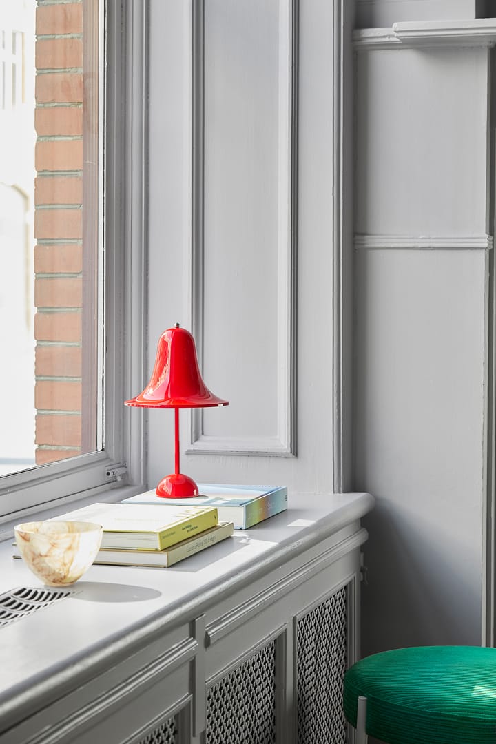 Pantop bærbar bordlampe 30 cm, Bright Red Verpan