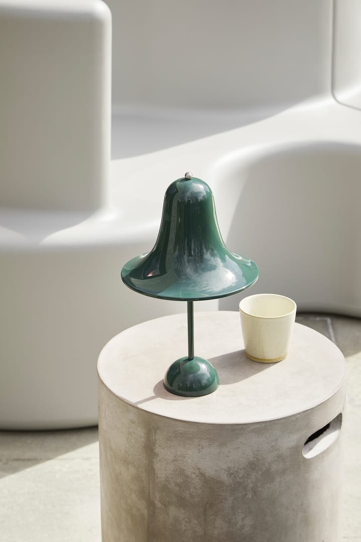 Pantop bærbar bordlampe 30 cm, Dark Green Verpan