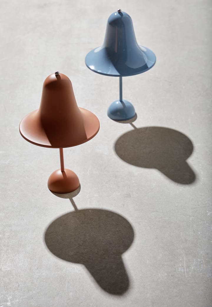 Pantop bærbar bordlampe 30 cm, Dusty blue Verpan