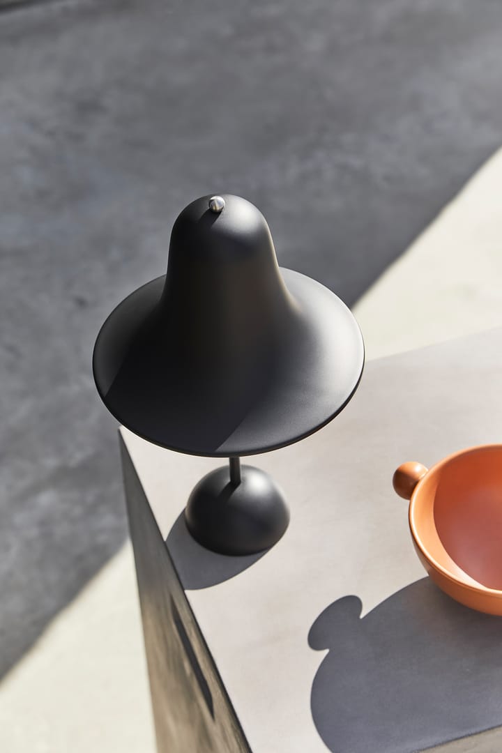 Pantop bærbar bordlampe 30 cm, Matt Black Verpan