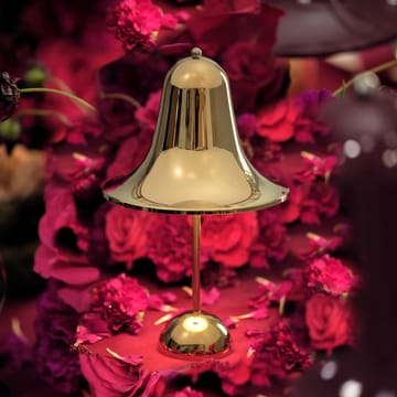 Pantop bærbar bordlampe 30 cm - Shiny brass - Verpan