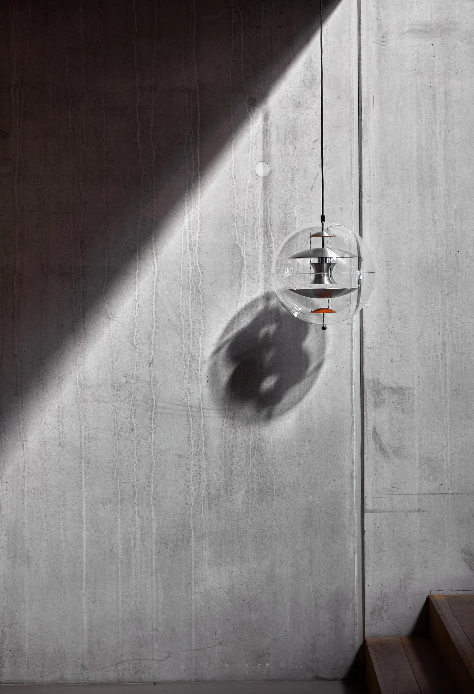 VP Globe Brushed Alu loftslampe, Ø40 cm Verpan