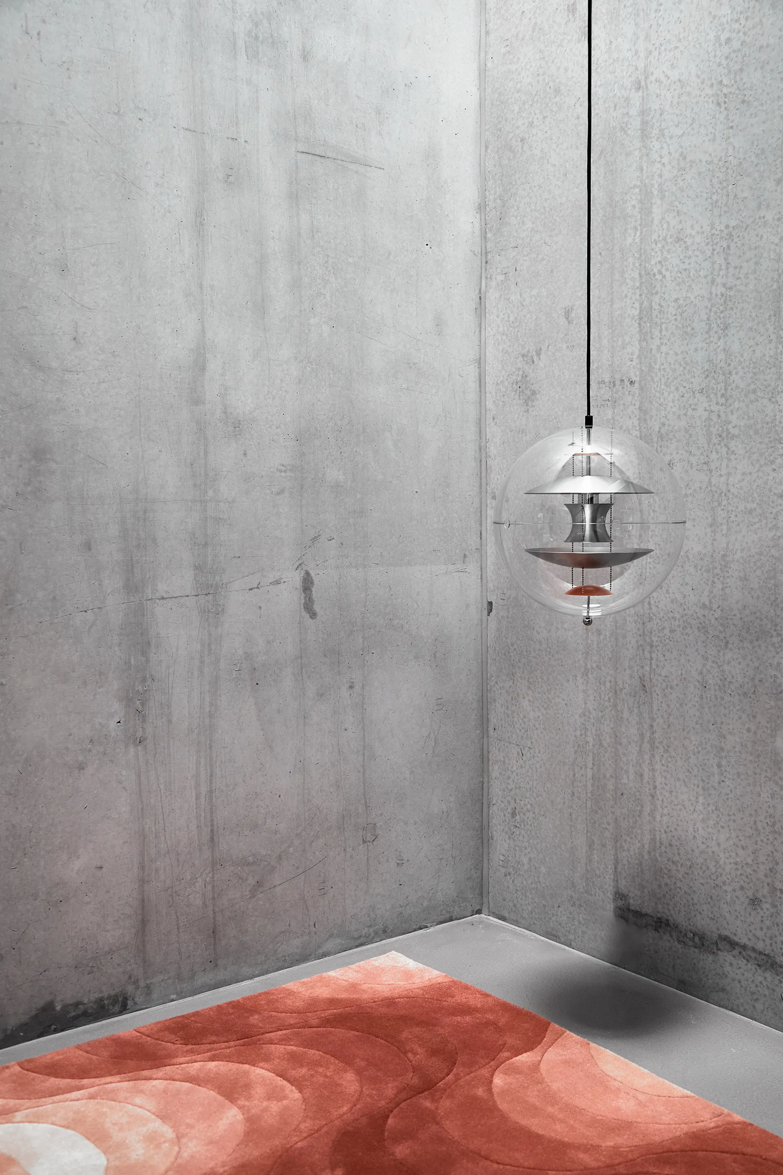 VP Globe Brushed Alu loftslampe, Ø40 cm Verpan