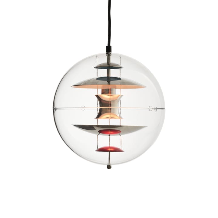 VP Globe loftslampe Ø28 cm - Chrome/Red/Blue - Verpan