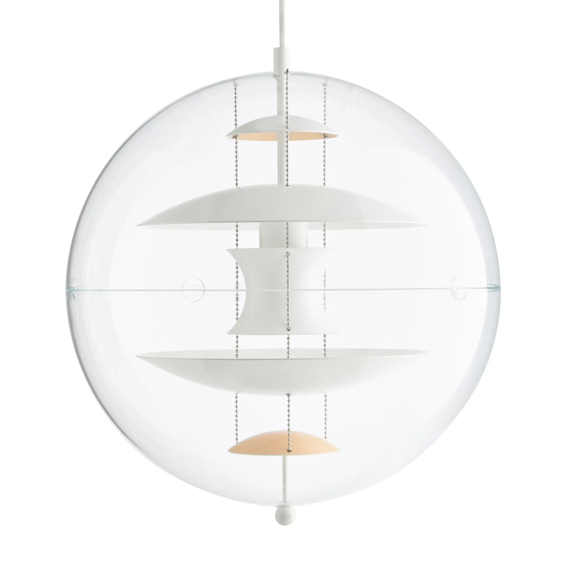 VP Globe Warm Peach loftslampe, Ø40 cm Verpan