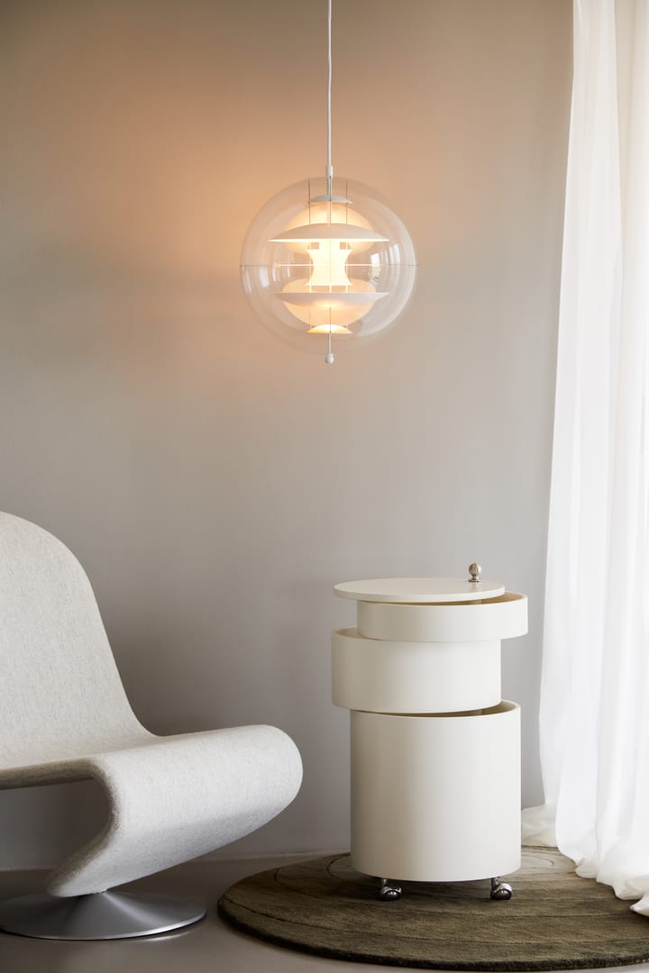 VP Globe Warm Peach loftslampe, Ø40 cm Verpan