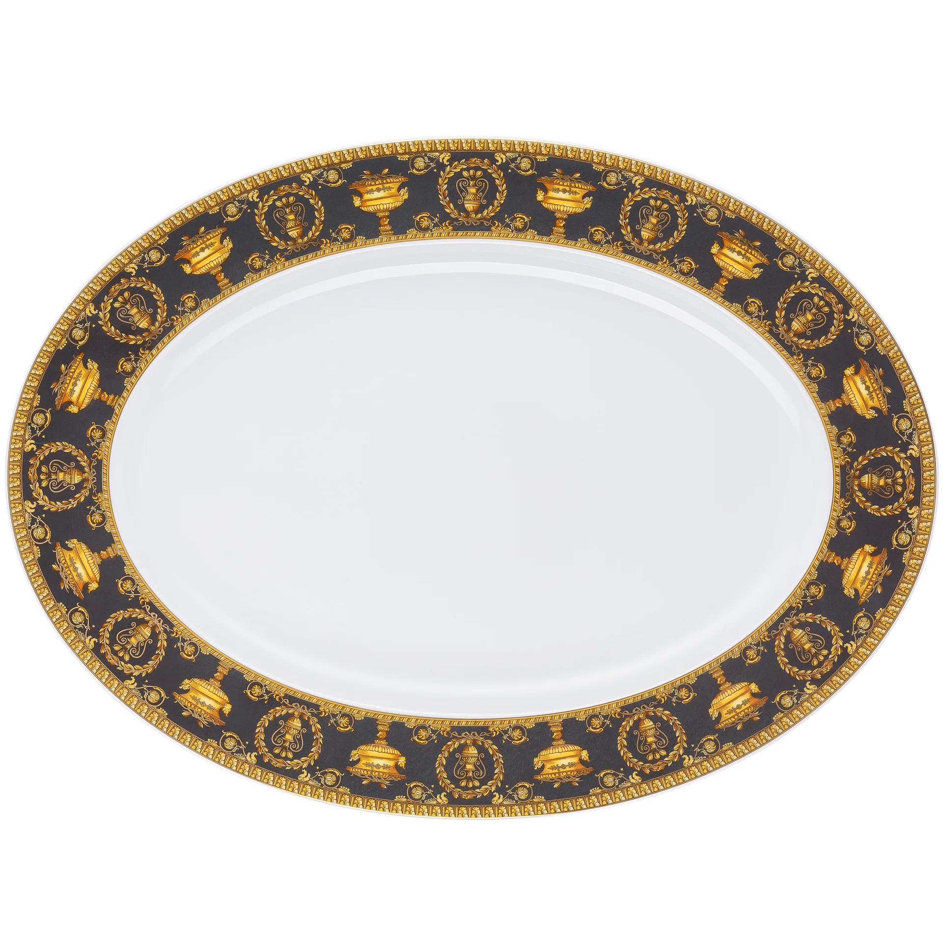 Versace I love Baroque serveringsfad, Nero Versace