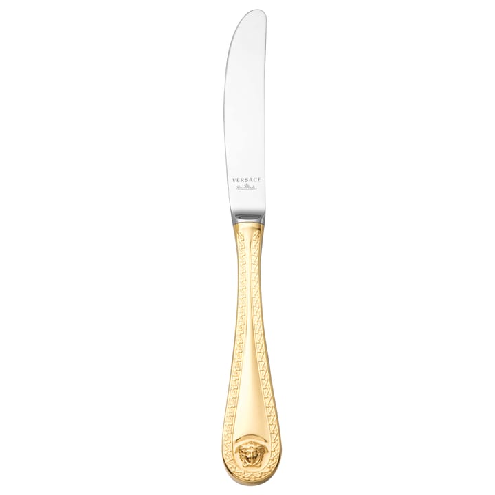 Versace Medusa bordkniv guldbelagt - 22,5 cm - Versace