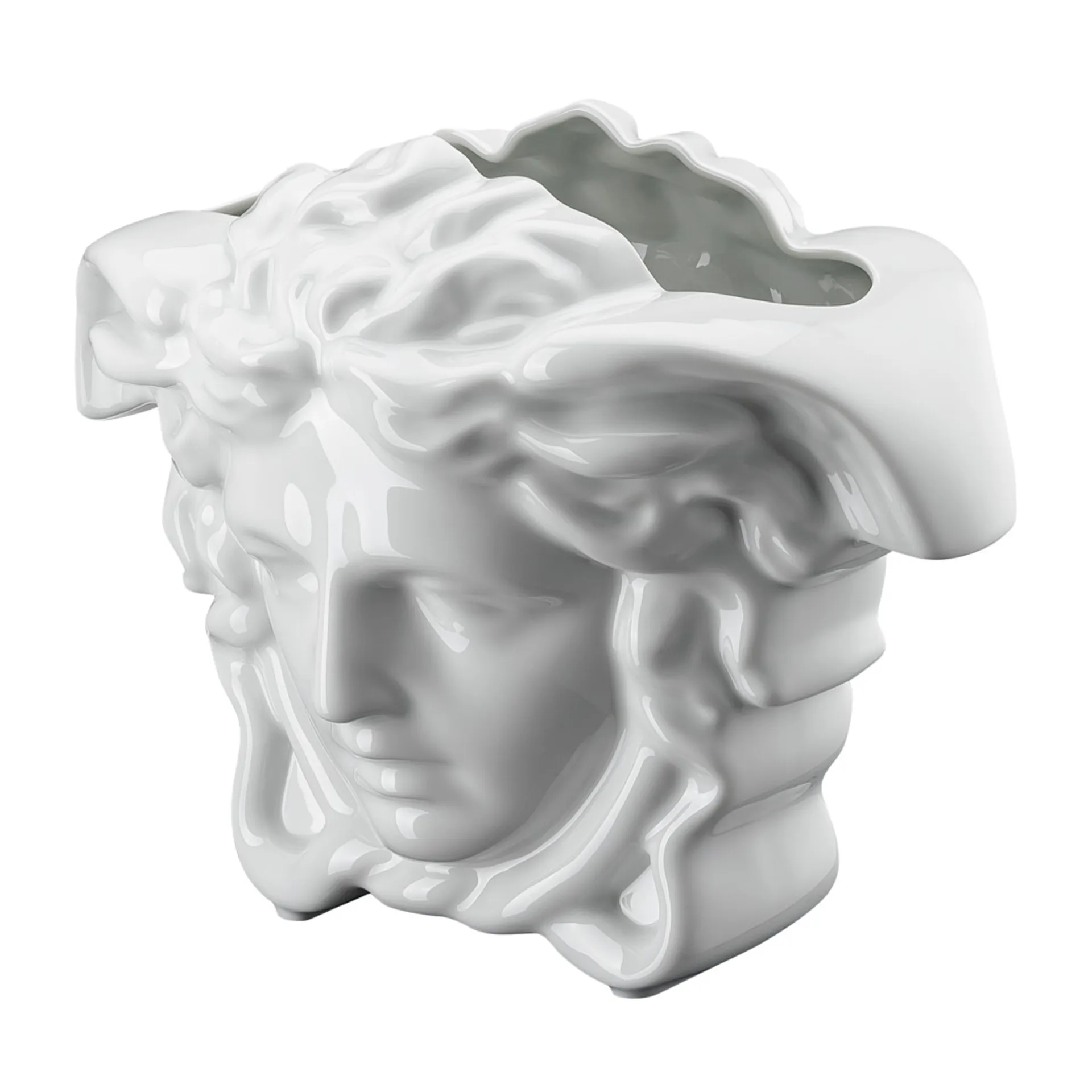 Versace Medusa Grande vase 21 cm, Hvid Versace