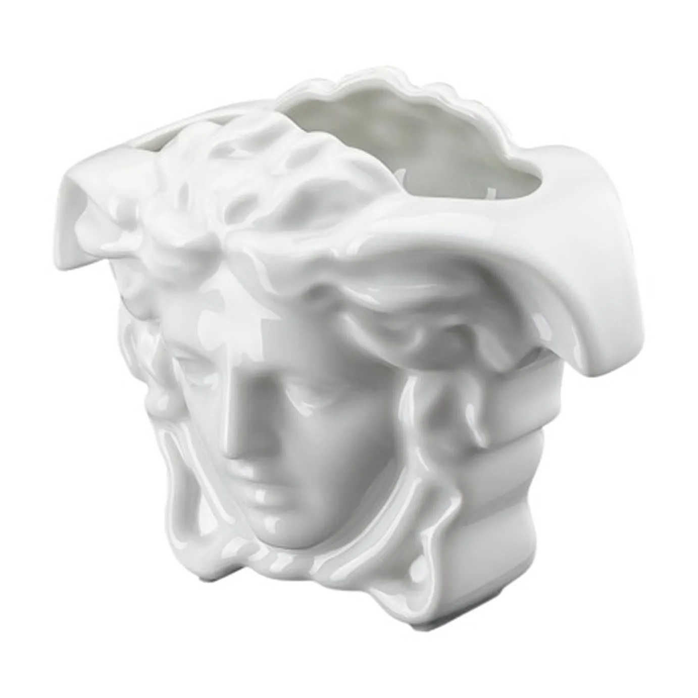 Versace Medusa Grande vase 9 cm, Hvid Versace