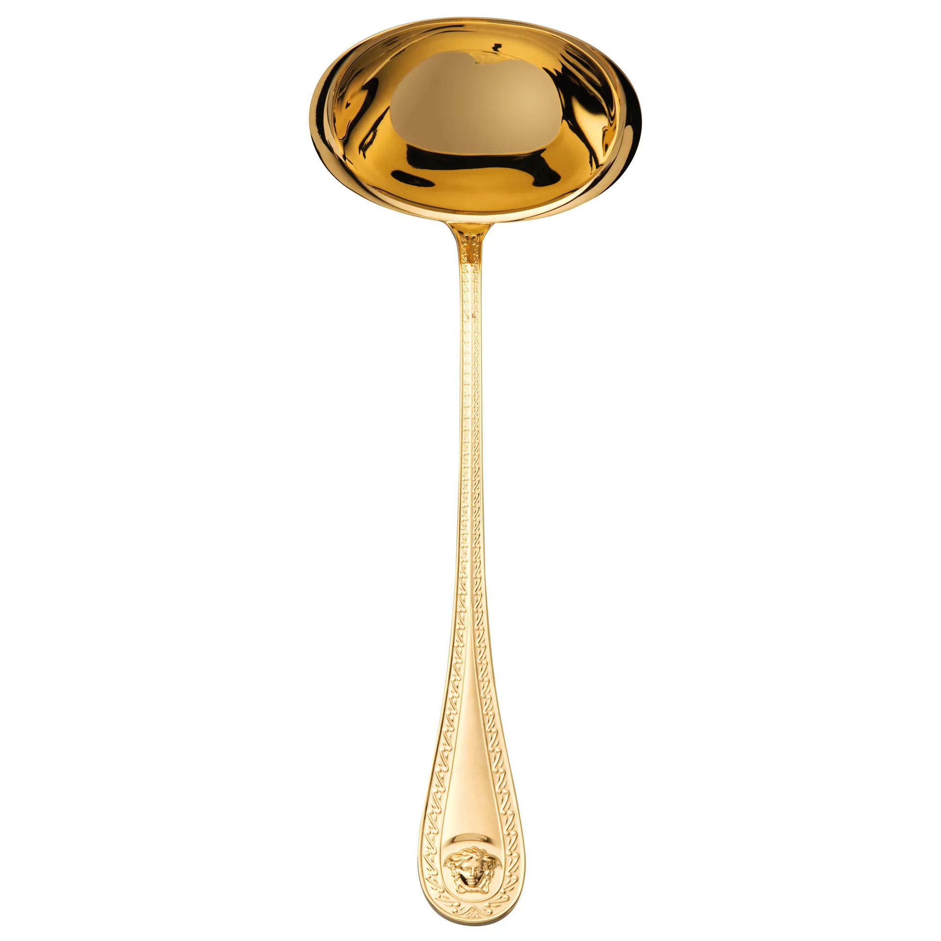 Versace Medusa stor suppeske, Forgyldt Versace